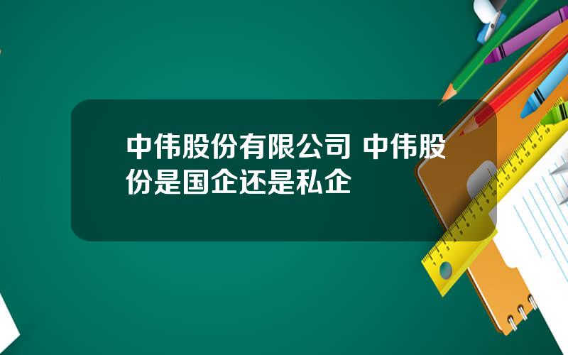 中伟股份有限公司 中伟股份是国企还是私企